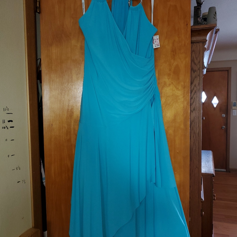 Turquoise dress